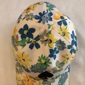 kate spade Cap NWT French Cream Floral Embroidered spade & Logo kate spade | Accessories | Kate Spade Cap Nwt French Cream  main image 2
